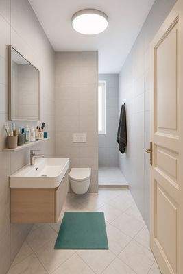 Visualisierung Duschbadezimmer