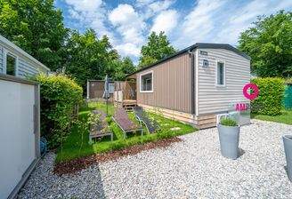 Mobilhome I Garten