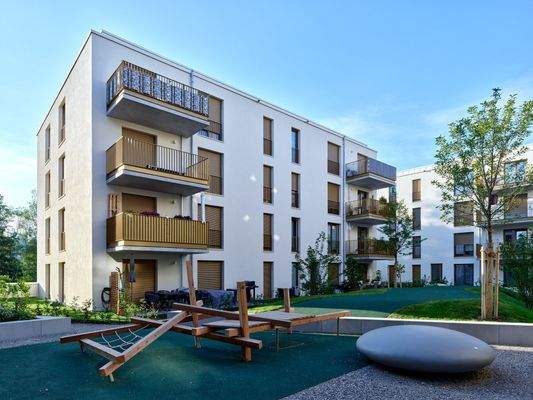 geschützer Innenhof