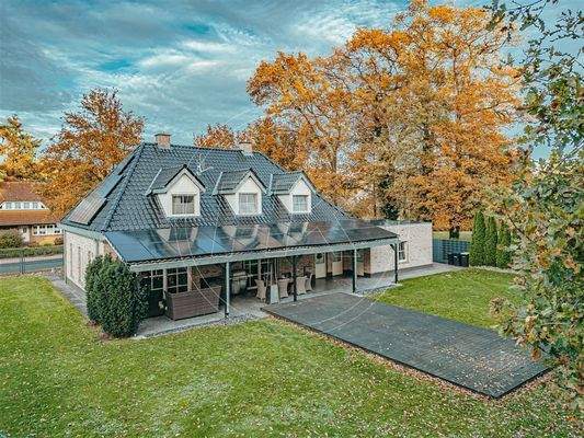 Eine rückwärtige Ansicht