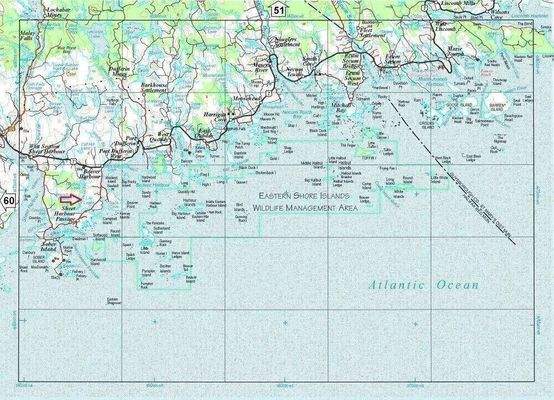 Lage an der Eastern Shore