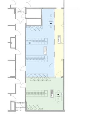 Beispielplanung für Laborausbau