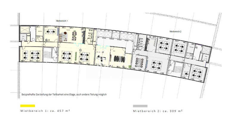 13. OG - 16. OG Grundriss