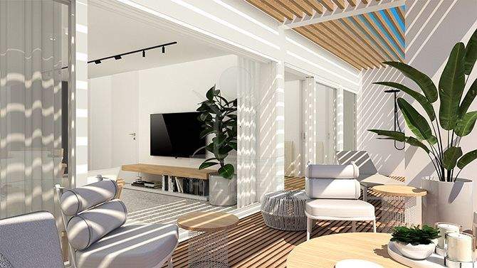 Das Interieur bildet ein wahres Wohnparadies