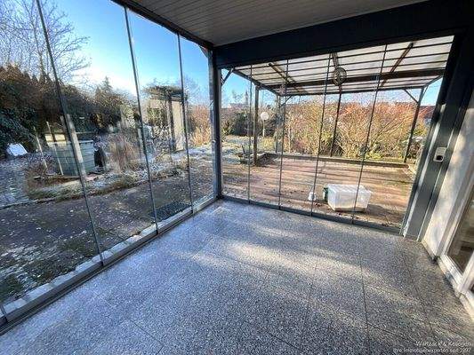 verglaste Terrasse