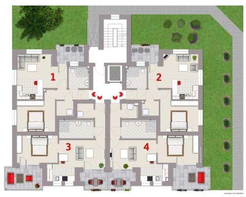 Gesamtgrundriss Erdgeschoss