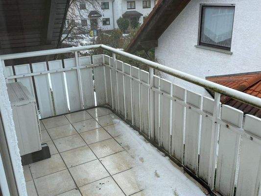 Balkon vom Schlafzimmer 