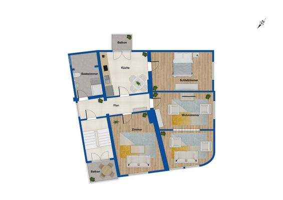 Grundriss Obergeschoss