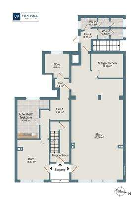 Grundriss aufbereitet