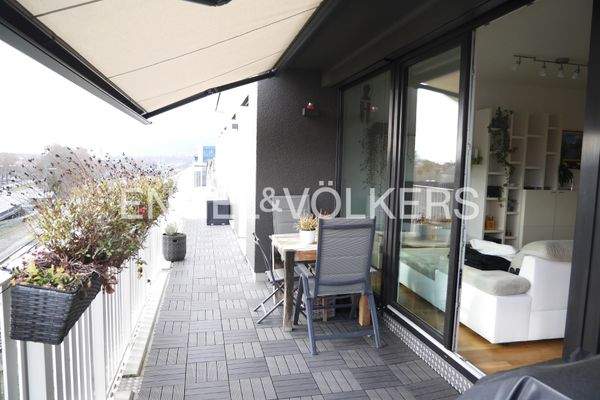 Balkon in Südausrichtung