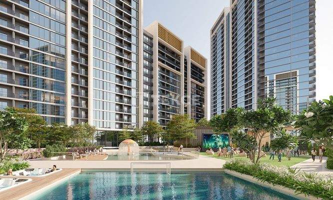 Luxury Apartments in a Residential Complex in Dubai Motor City