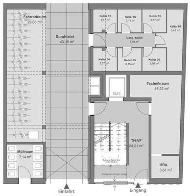 Grundriss Keller - EG