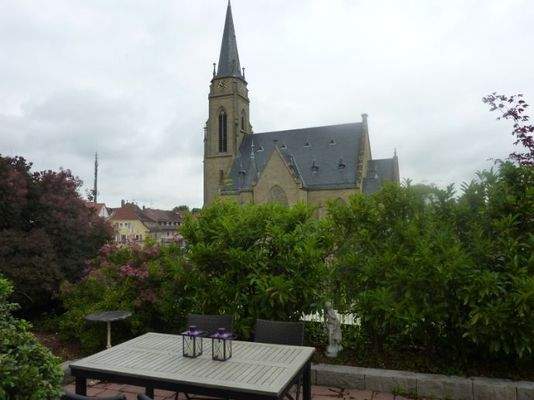 Die Aussicht von der Terrasse