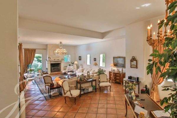 Salon Carrelage Cheminée Lustre