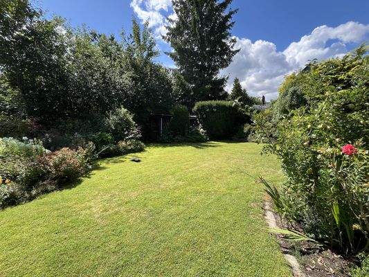 zurzeit Rasenfläche