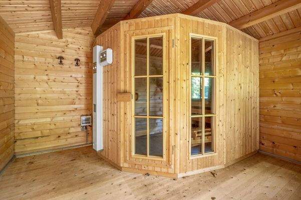 Sauna im Gartenhaus