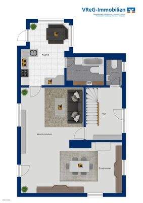 Grundriss Erdgeschoss