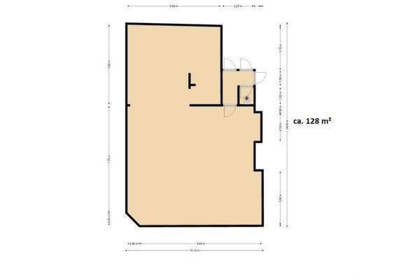 Grundriss Erdgeschoss links Gewerbe