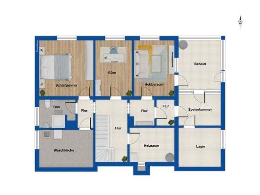 Grundriss Untergeschoss