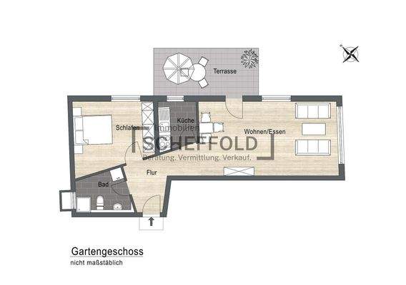 Grundriss Gartengeschoss