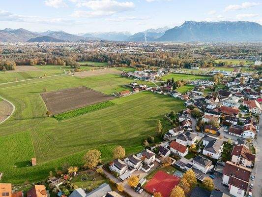 Luftbild Blick nach Salzburg