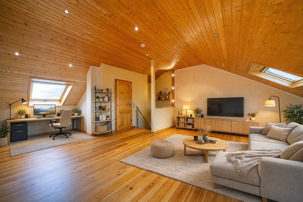 KI Einrichtungsbeispiel - Dachgeschoss