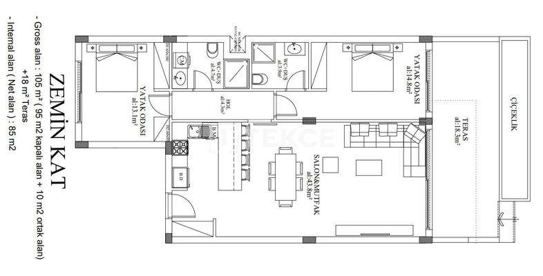 Properties Close to the Beach in Gazimağusa North Cyprus
