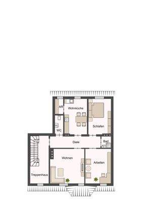 Grundriss Dachgeschoss