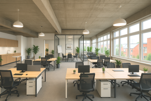 Visualisierte Raumausttungsmöglichkeiten