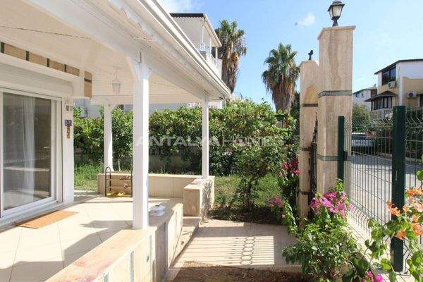 Furnished Semi-Detached Villa with Private Garden in Belek Antalya