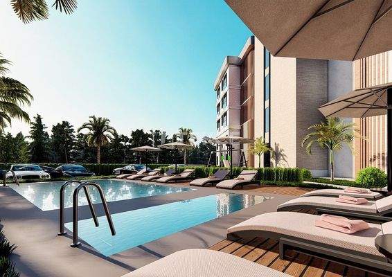3-Bedroom Real Estate in a Complex in Altıntaş Antalya