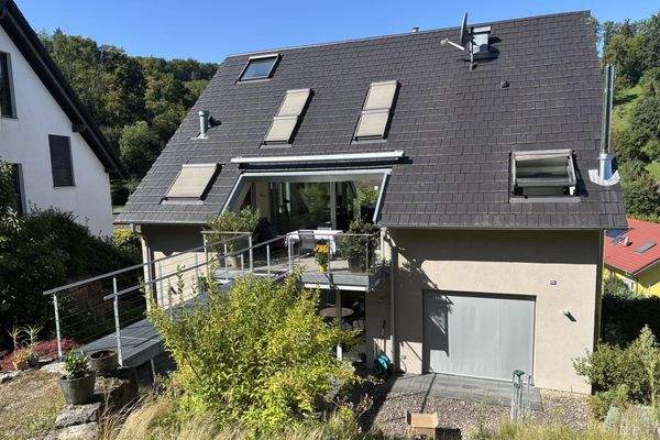 Rückansicht des Hauses