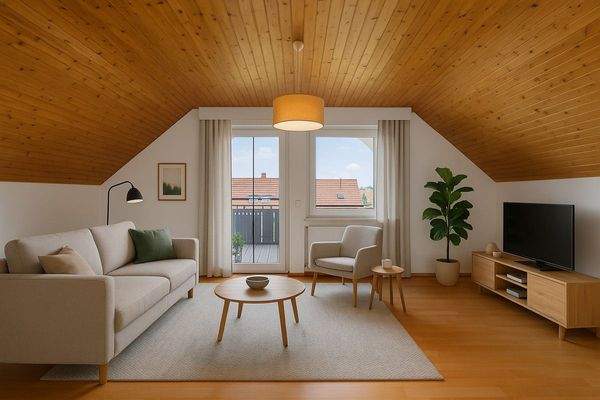 Wohnzimmer OG (KI generiert)