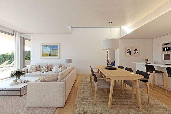 Lichtdurchfluteter Wohnbereich