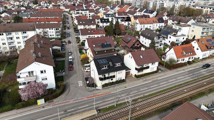 Hausansicht (Vogelperspektive) EG