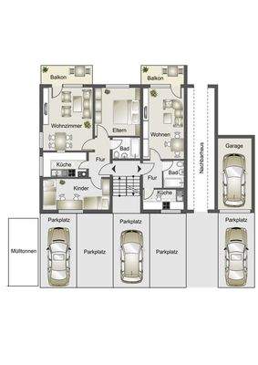 Grundriss Erdgeschoss