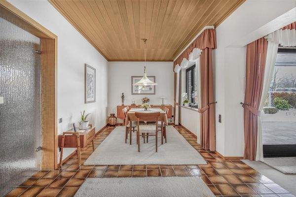 Essbereich im Erdgeschoss