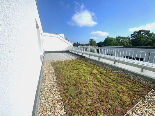 Terrrasse nach hinten raus