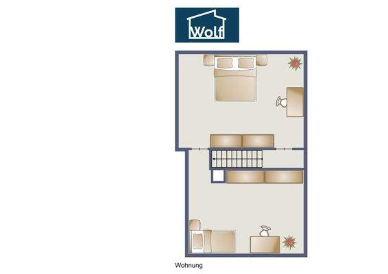 Grundriss - Wohnung 6 OG