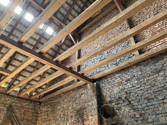 Scheune -  Ansicht Dachbereich 