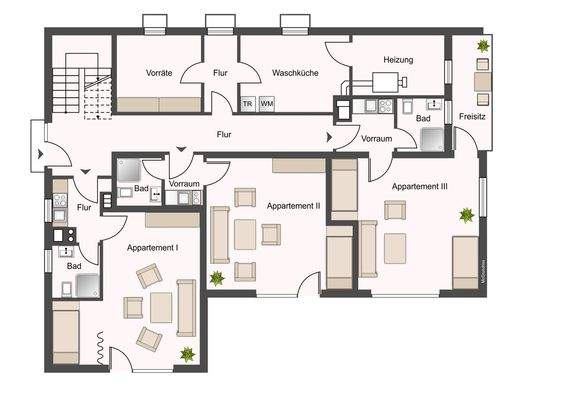 Grundriss Sockelgeschoss