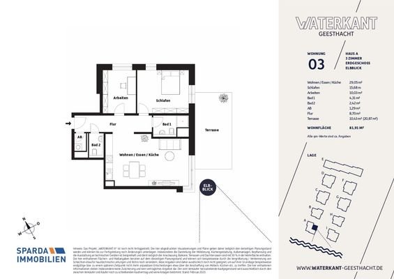 Grundriss Wohnung 3