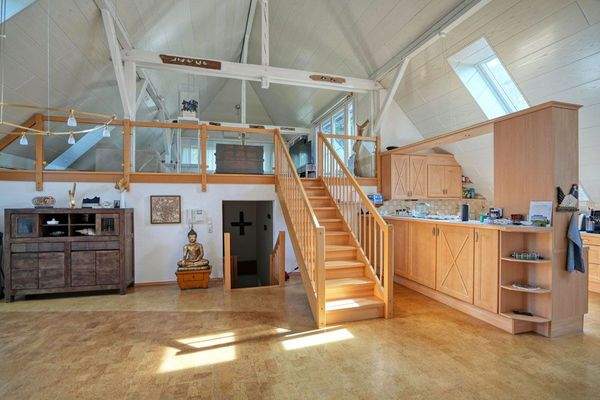 Wohnen, Essen und Kochen in der ehemaligen Scheune