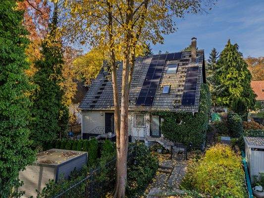 View of the semi-detached house