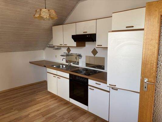 Küche im Dachgeschoss