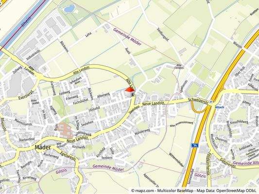 Geolyzer Kartenausschnitt