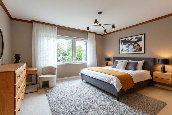 Elternschlafzimmer virtuell möbliert