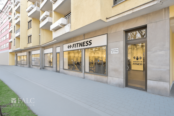 Fitnessstudio-Ladenfront KI generiert