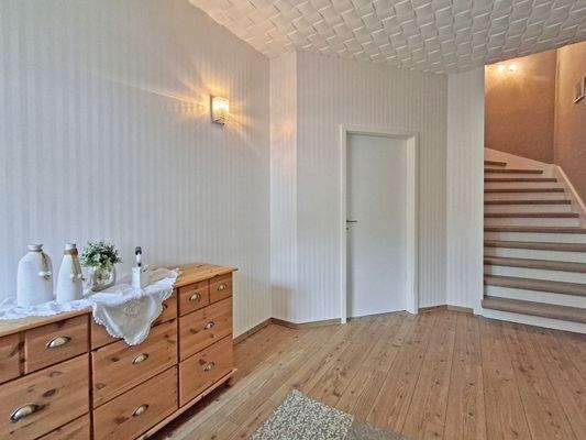 Treppe ins Dachgeschoss