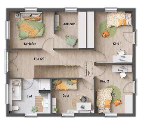 Variante 5.3 Grundriss OG